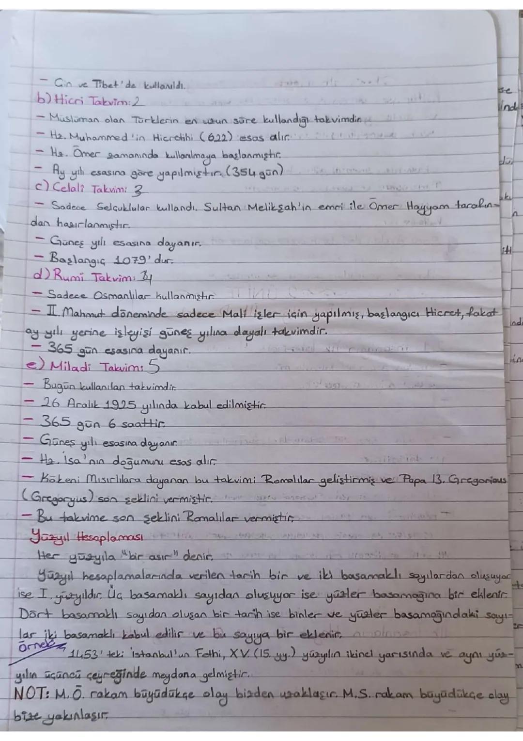Zamanin Taksimi
Tarihin Donemlendirilmesi
-insan, geçmişini bir durene sokmak için asır, çağ, devir gibi terimlere başvur-
mustur
Insanlarin