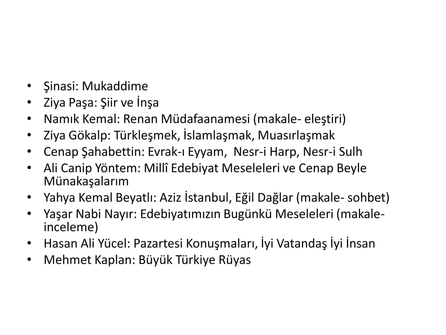 Makale
•
Hemen hemen her konuda makale yazılabilir.
•
.
•
•
•
•
Makalede bir konuya yeni bir açıdan bakılması esastır.
Konuyla ilgili ortaya