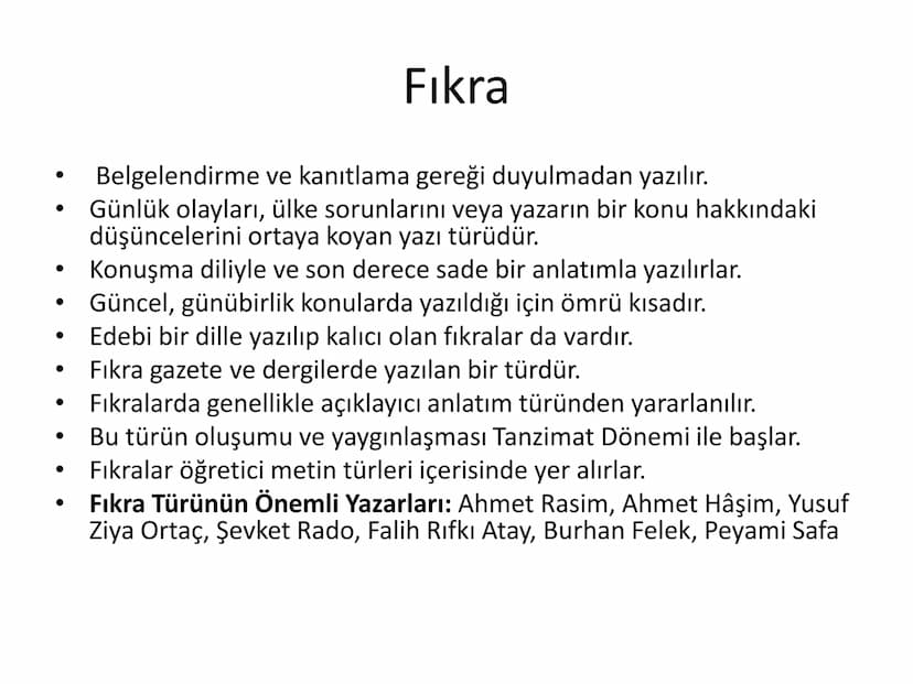 Makale
•
Hemen hemen her konuda makale yazılabilir.
•
.
•
•
•
•
Makalede bir konuya yeni bir açıdan bakılması esastır.
Konuyla ilgili ortaya