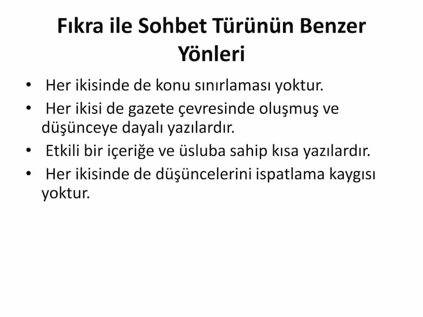 Makale
•
Hemen hemen her konuda makale yazılabilir.
•
.
•
•
•
•
Makalede bir konuya yeni bir açıdan bakılması esastır.
Konuyla ilgili ortaya
