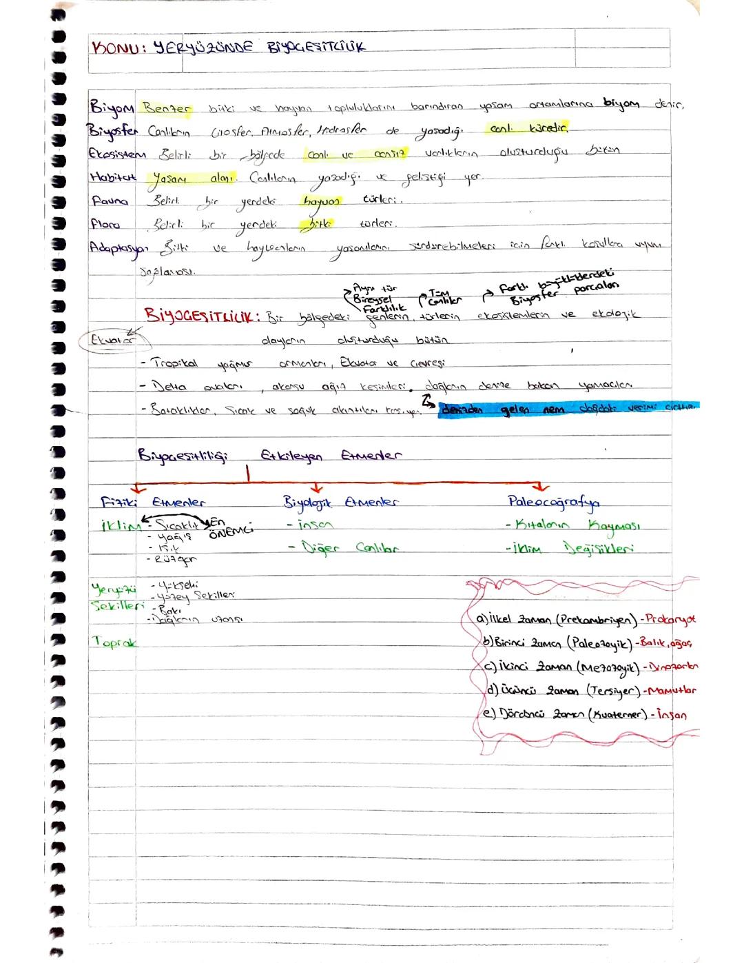 Yeryüzünde biyoçeşitlilik