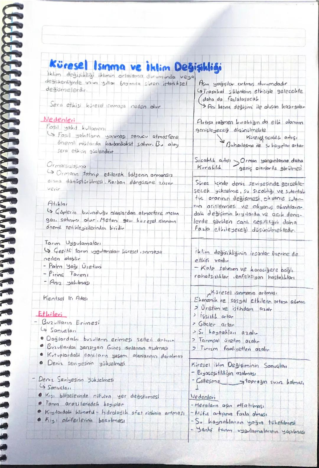 รรราว
Küresel Isınma ve İklim Değişikliği
Iklim değişikliği iklimin ortalama durumunda veya
değişkenliğinde uzun yıllar boyunca süren istati