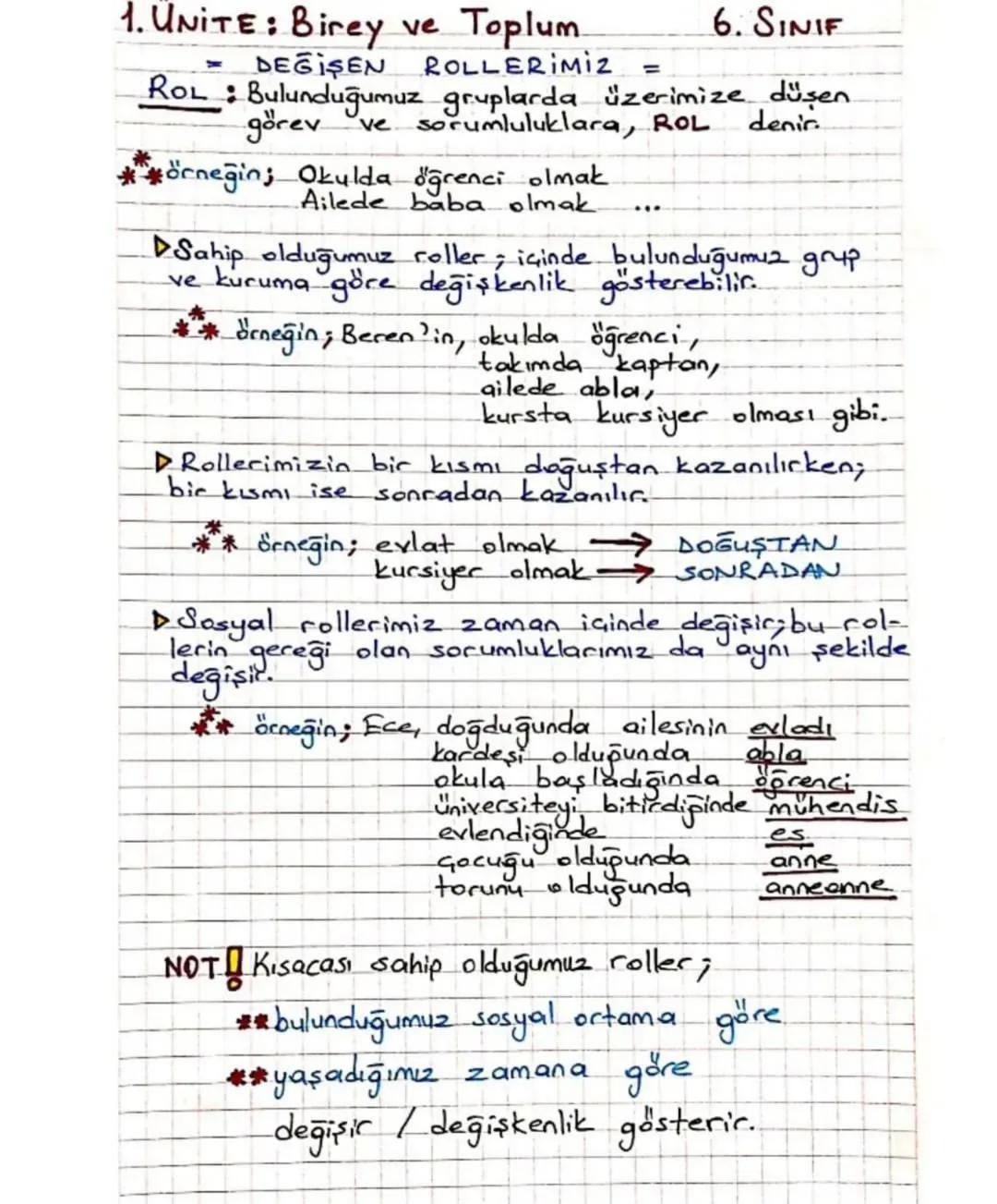 Değişen rollerimiz