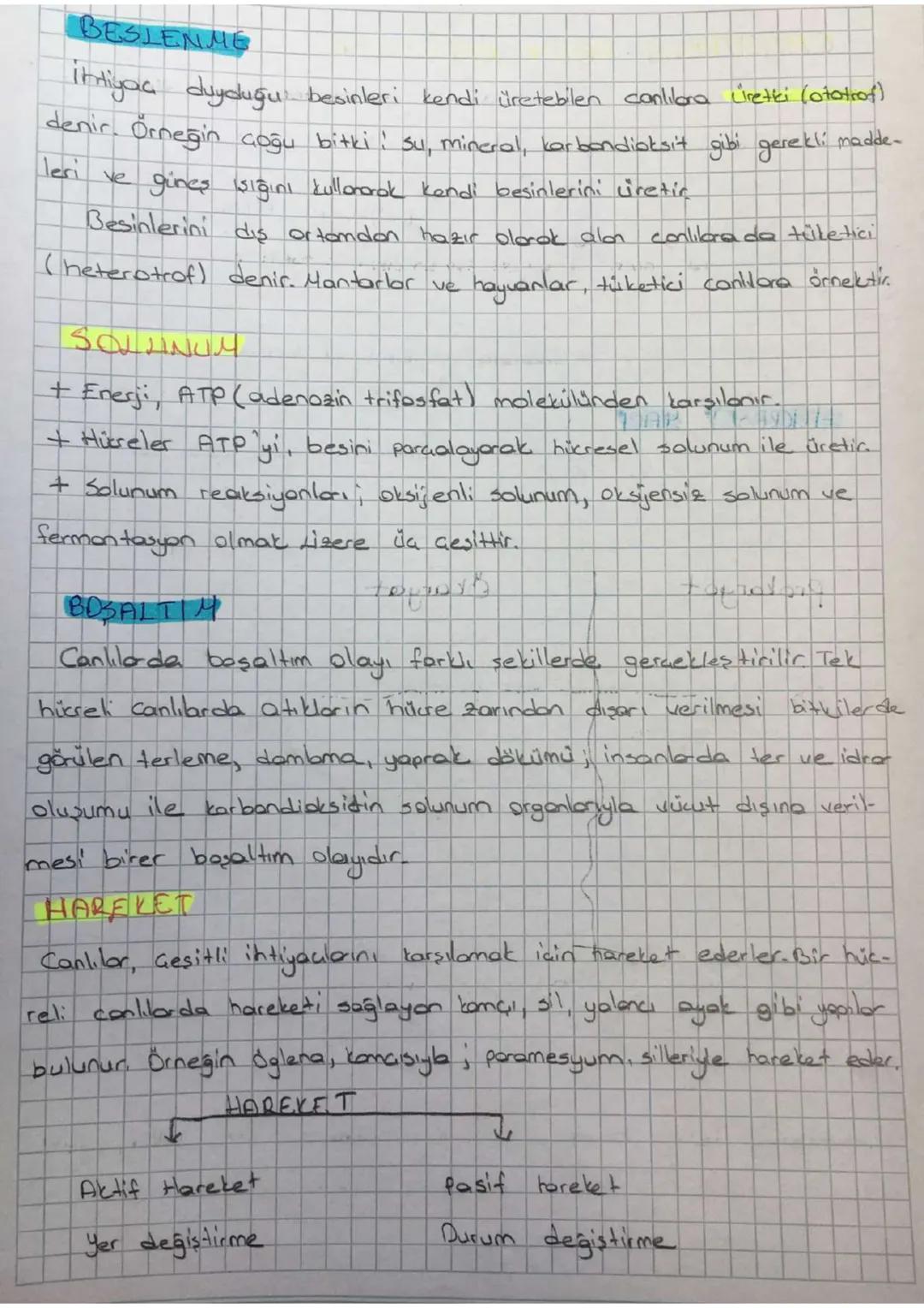 CANLILARIN ORTAK ÖZELLIKLERI
Biyoloji bilimi conliların yapısını, gelişimini görevlerini değişimini
Sınıflandırılmar ve
coğrafi değilimini i