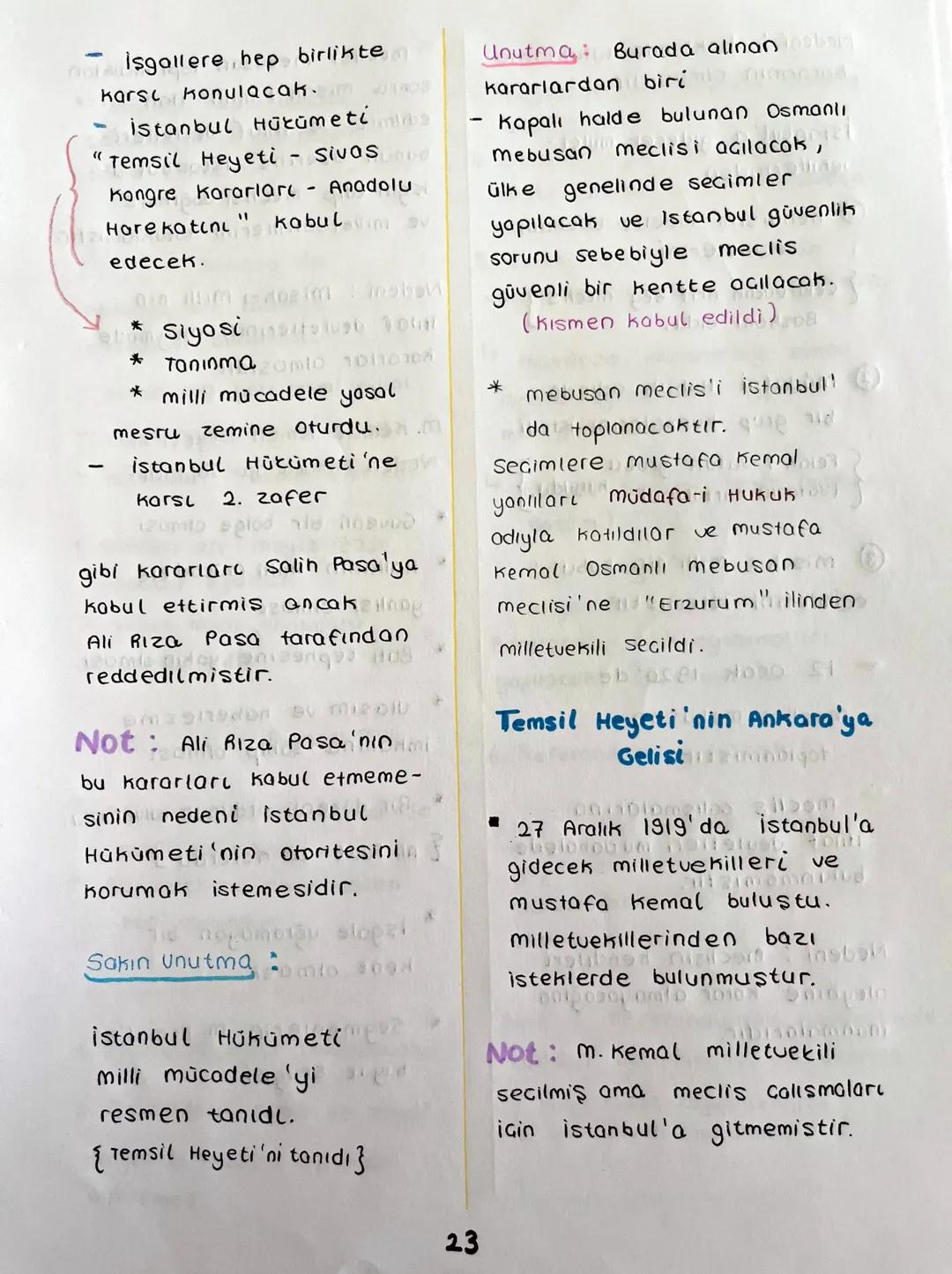 # E. AMASYA GÖRÜŞMELERİ
(20-22 Ekim 1919)

* Sivas Kongresi sonrosi
Damat Ferit Hükümeti
yerine Ali Rıza Pasa Hükümeti
*
*
kuruldu.
Ali Rıza