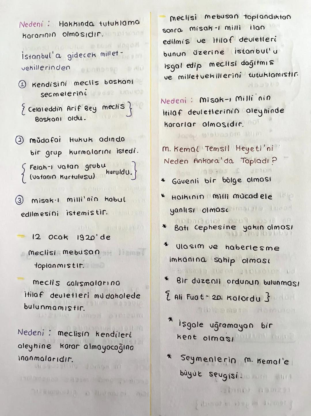 # E. AMASYA GÖRÜŞMELERİ
(20-22 Ekim 1919)

* Sivas Kongresi sonrosi
Damat Ferit Hükümeti
yerine Ali Rıza Pasa Hükümeti
*
*
kuruldu.
Ali Rıza