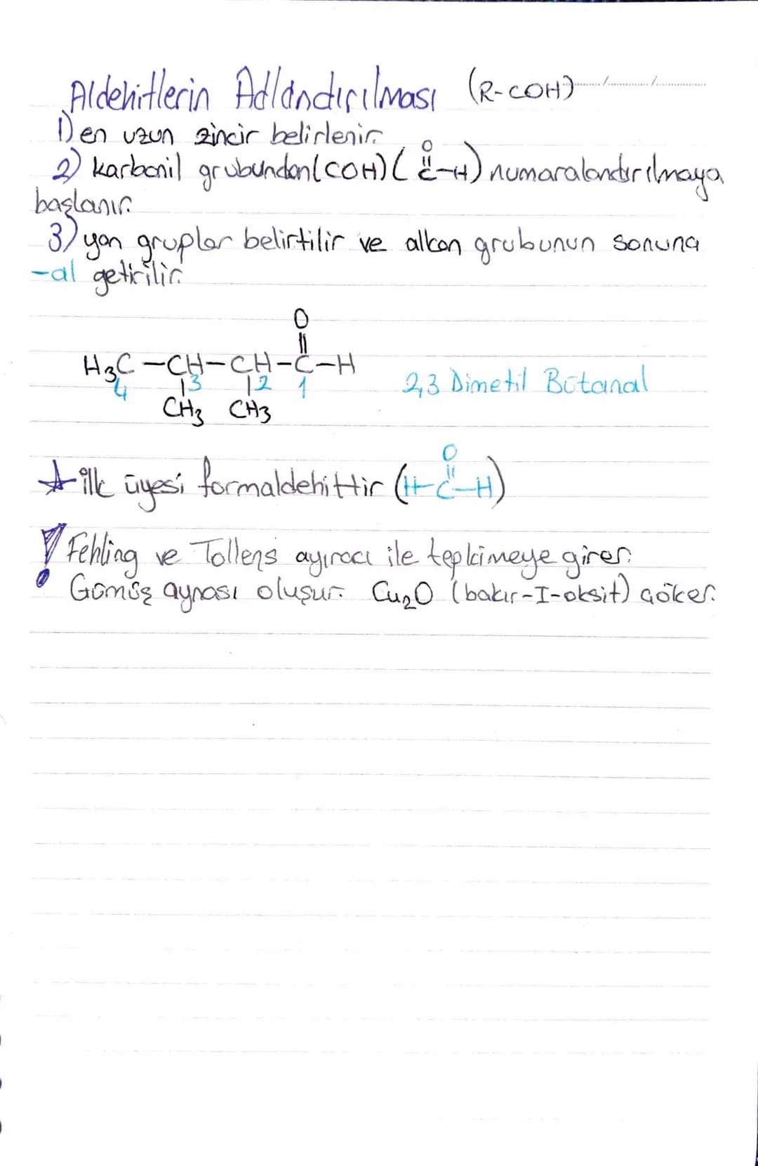 Alkollerin Adlandırılması (R-OH)
Den uzun zincir belirlenir.
IUPAC
2)-OH bağlı karbandan numaralandırılmaya başlanır.
5
3 2
H₂C-C=C-CH-CH3
о