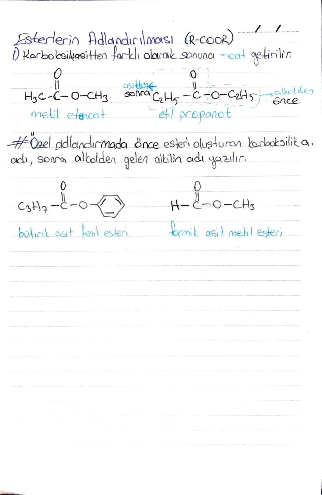 Alkollerin Adlandırılması (R-OH)
Den uzun zincir belirlenir.
IUPAC
2)-OH bağlı karbandan numaralandırılmaya başlanır.
5
3 2
H₂C-C=C-CH-CH3
о