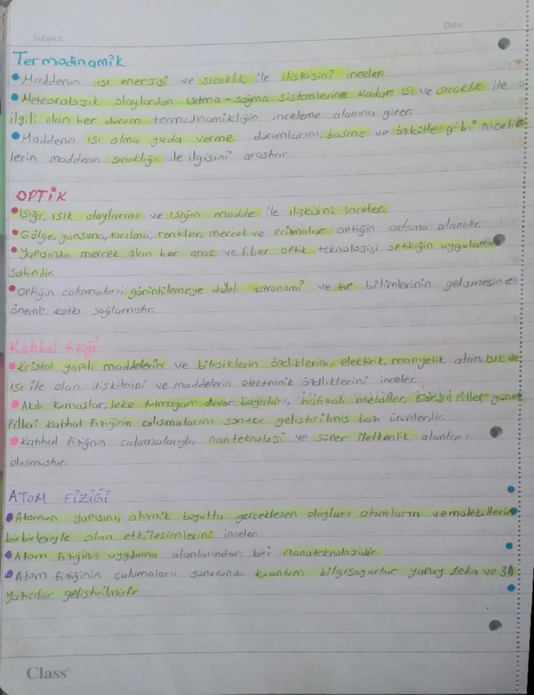 Subject:
Date:
Fizik BilimiNE GiRis.
Fizik BiLiMi VE KARIYER KESFi;
Fizik Bilimi; Doğay!; Kuvvet, enere? utay ve zaman ilişkileri cercevesin