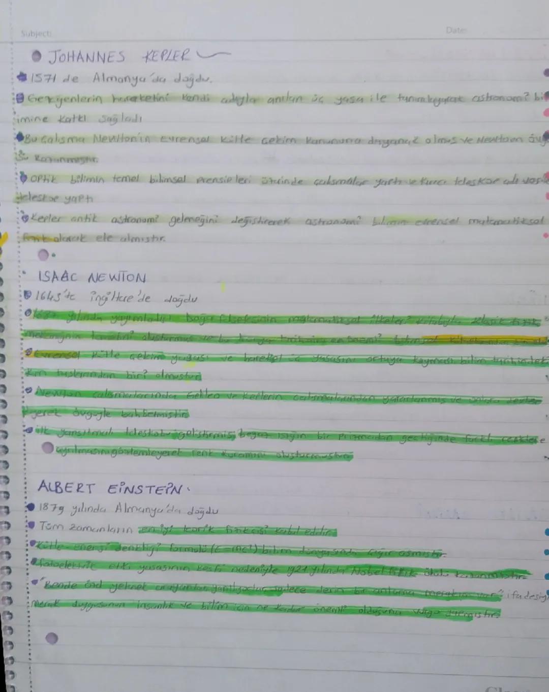 Subject:
Date:
Fizik BilimiNE GiRis.
Fizik BiLiMi VE KARIYER KESFi;
Fizik Bilimi; Doğay!; Kuvvet, enere? utay ve zaman ilişkileri cercevesin