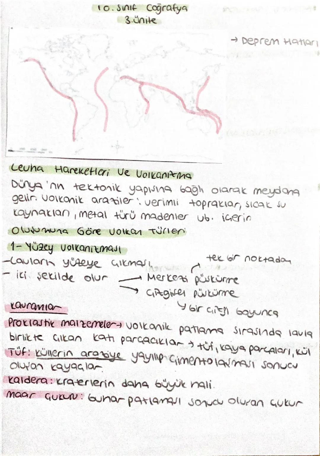 10. Sınıf coğratya
3. Ünite

Dünya'nın iç Yapısı:

ust monto

alt manto

dir çekirder
iç çekirdes

yer kabuğu
→astenoter

Monto

Gekirdek

1