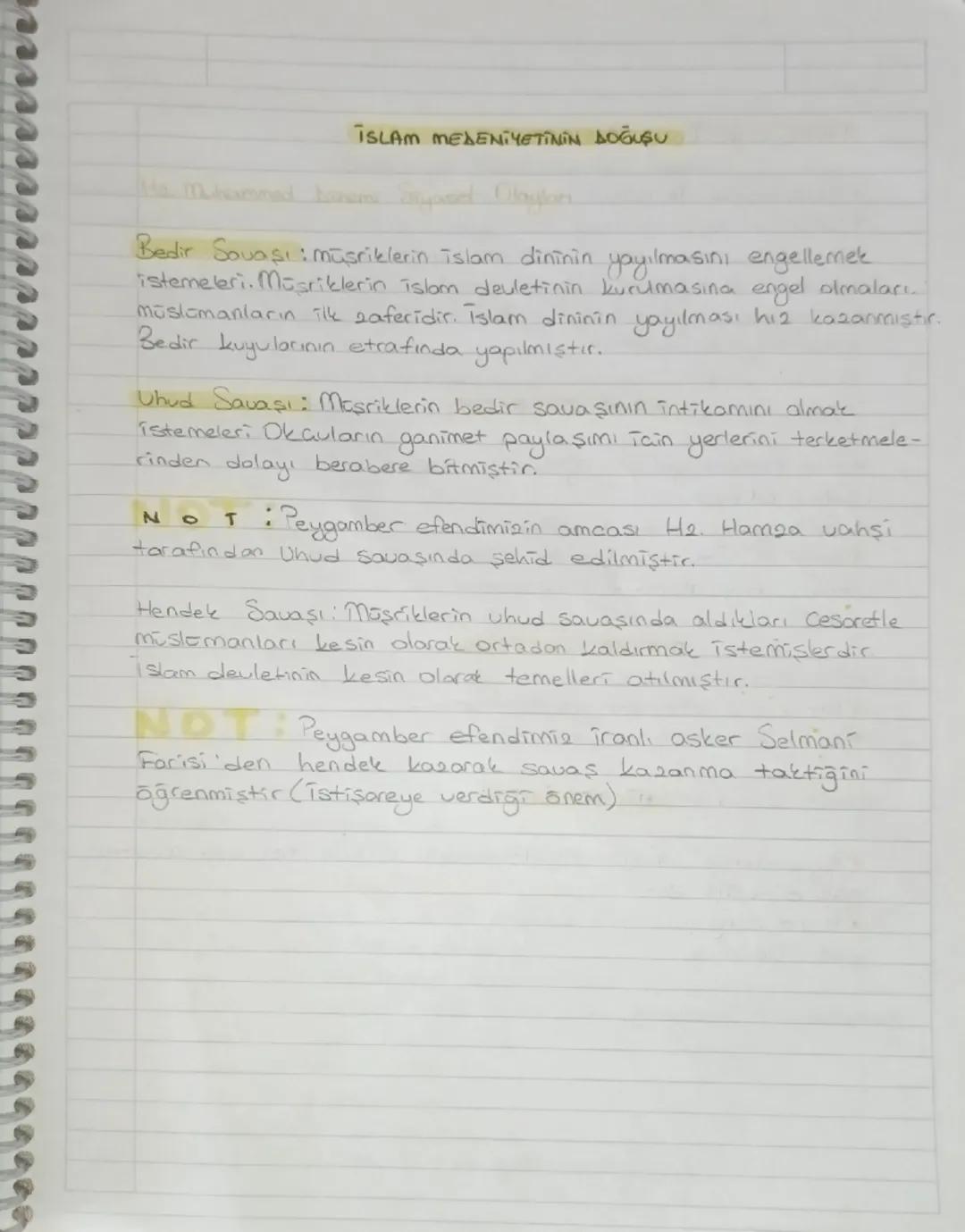 9. Sınıf Tarih: İslam Medeniyetinin Doğuşu