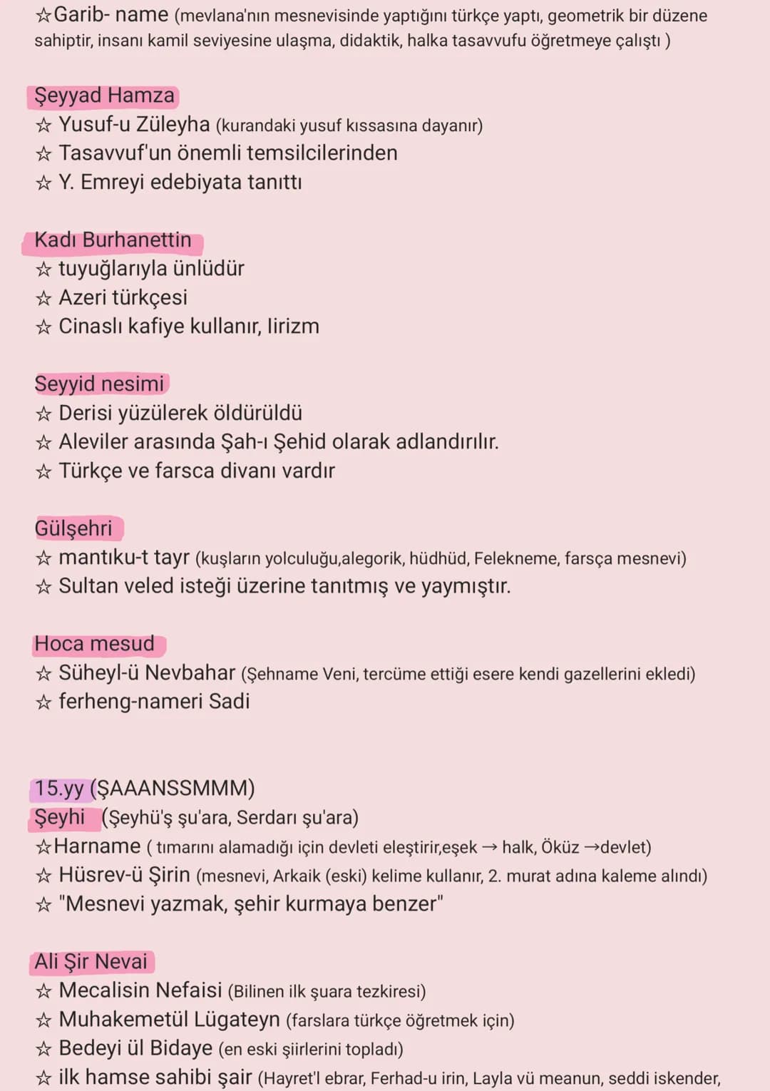 Sanatçılar
13.yy (HAMS)
Hoca Dehhani
Selçuklu Şehnamesi
Din dışı konularda yazdı
Anadolu' da divanı başlattı
Zevk, eğlence yaşamak istiyor
M