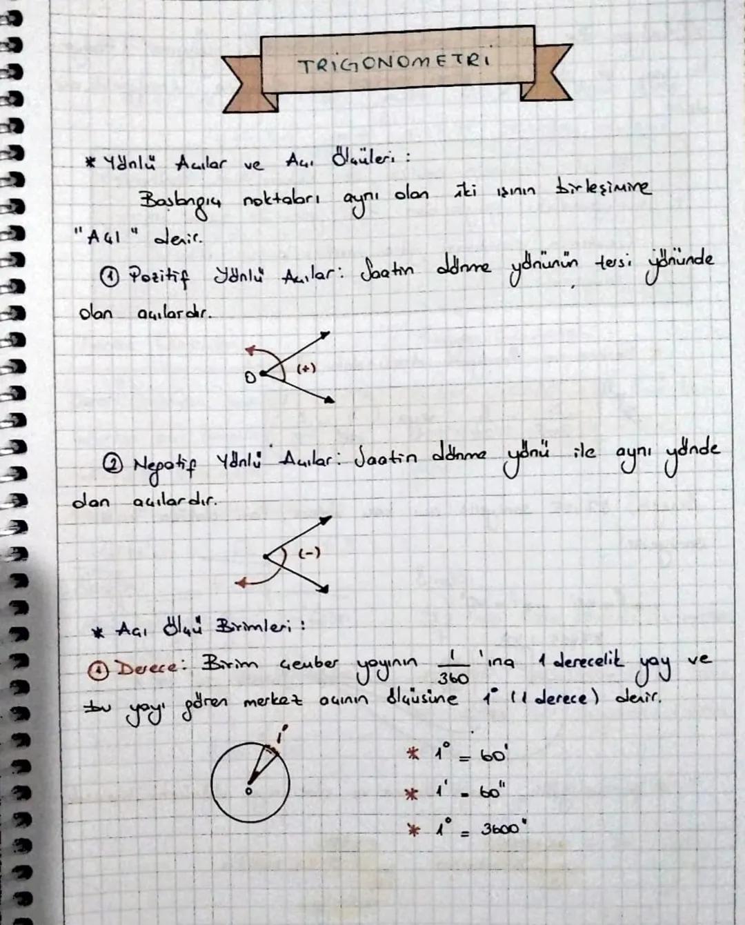 Trigonometri: Temel Kavramlar ve Anlatım