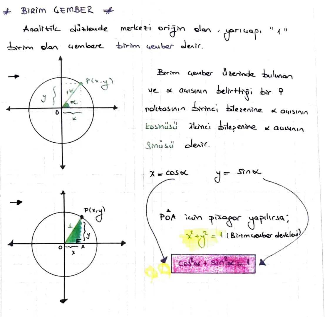 # TRIGONOMETRI

*Yönlu Açılar ve
Açı Ölçüleri:
Başıngıç noktabrı aynı olan aki ışının birleşimine
"AG1" denir.

@Pozitif Yönlü Açılar: Jaatı