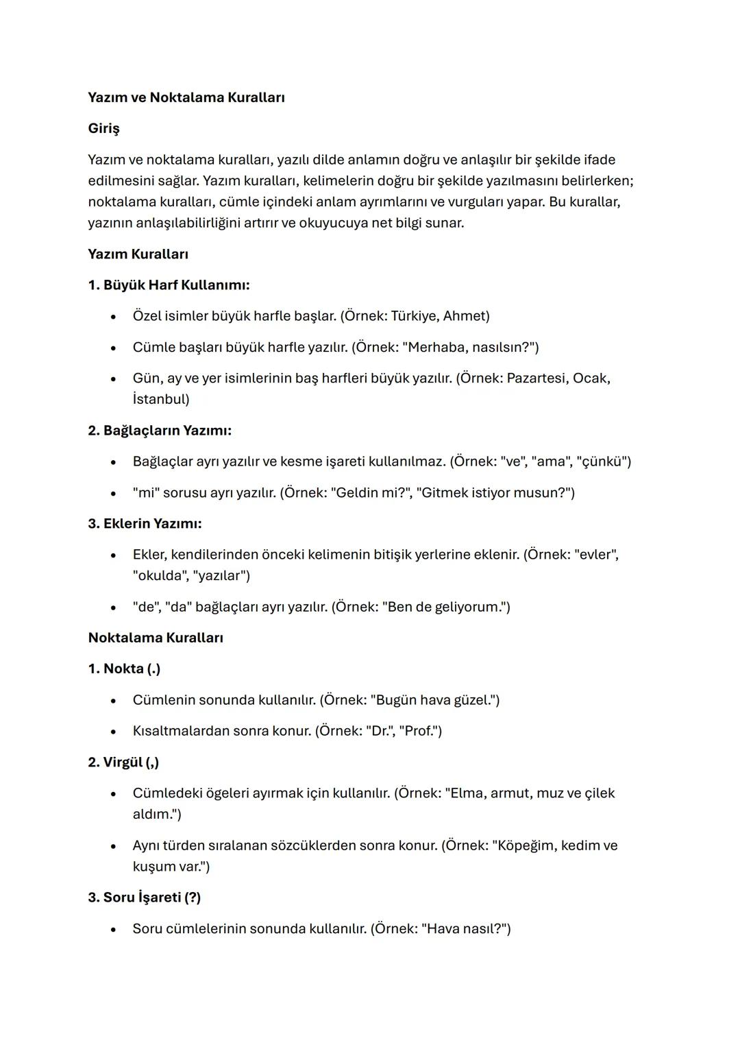 Yazım ve Noktalama Kuralları Rehberi