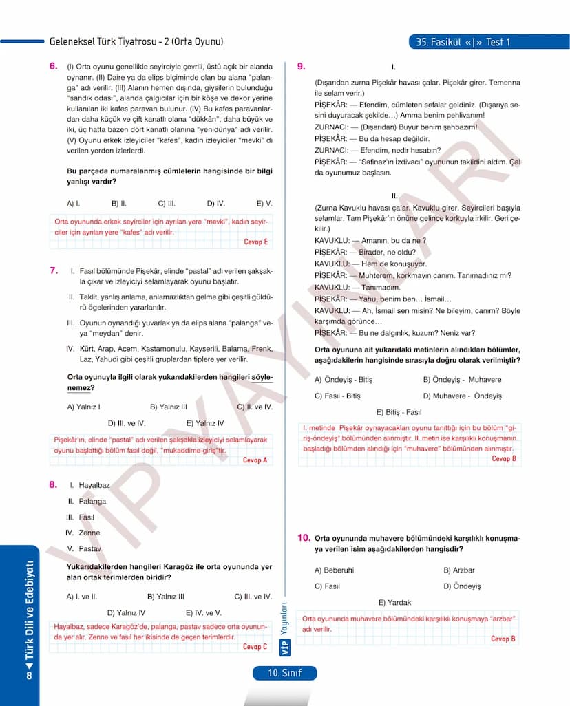 # 26.
FASİKÜL
ROMAN - I
Dünya Edebiyatında Roman
MEB KAZANIMLARI
A.2.1. Metindeki kelime ve kelime gruplarının anlamlarını belirler.
A.2.2.3
