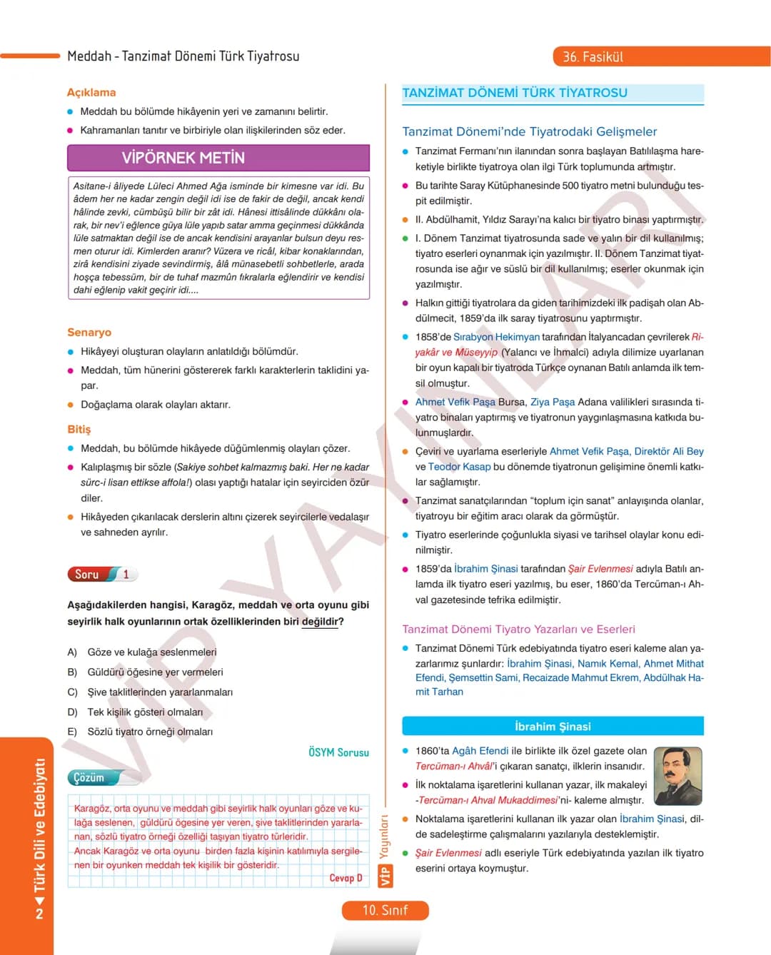 # 26.
FASİKÜL
ROMAN - I
Dünya Edebiyatında Roman
MEB KAZANIMLARI
A.2.1. Metindeki kelime ve kelime gruplarının anlamlarını belirler.
A.2.2.3