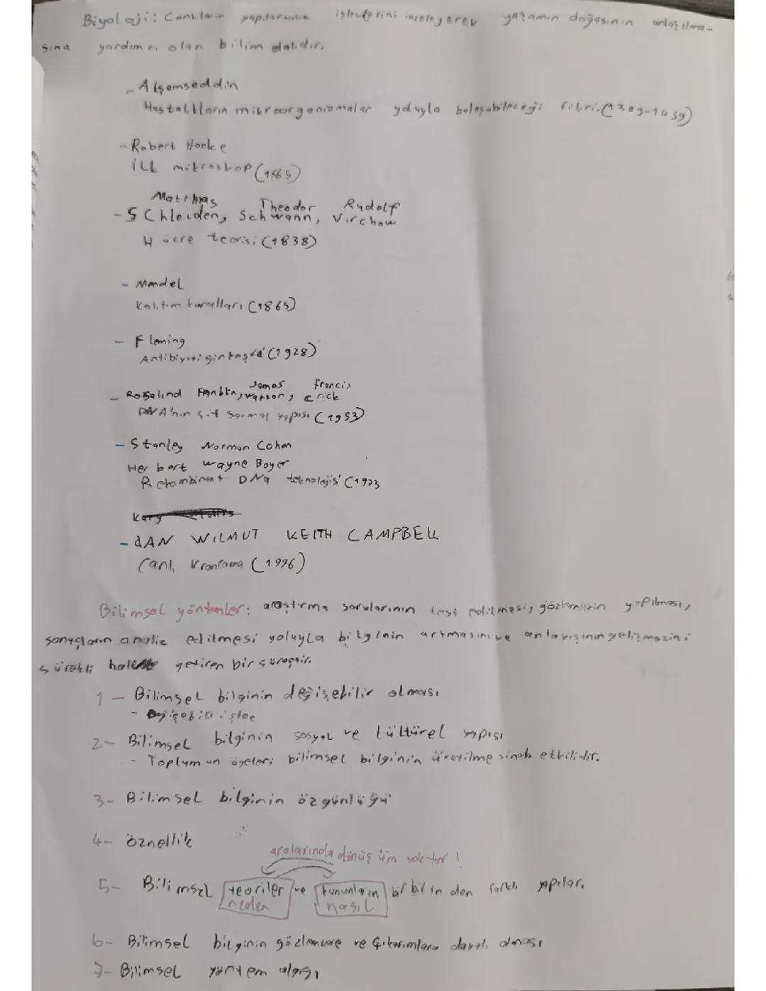 Maarif modeli yeni müfredat 9. Sınıf biyoloji canlıların ortak özellikleri- Dönüm noktaları