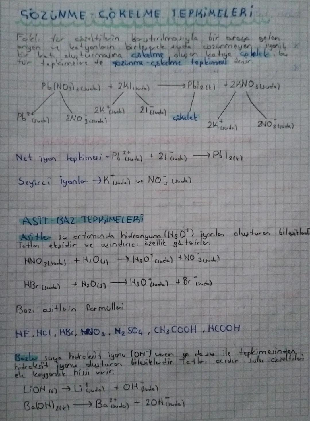 SOZUNME CO KELME TEPRIMELERI
Folli for cozeltilerin bouterılmasıyla bir araya gelen
nyon katyonlin birlenga syta cozunmeyen
bir kataluiturma