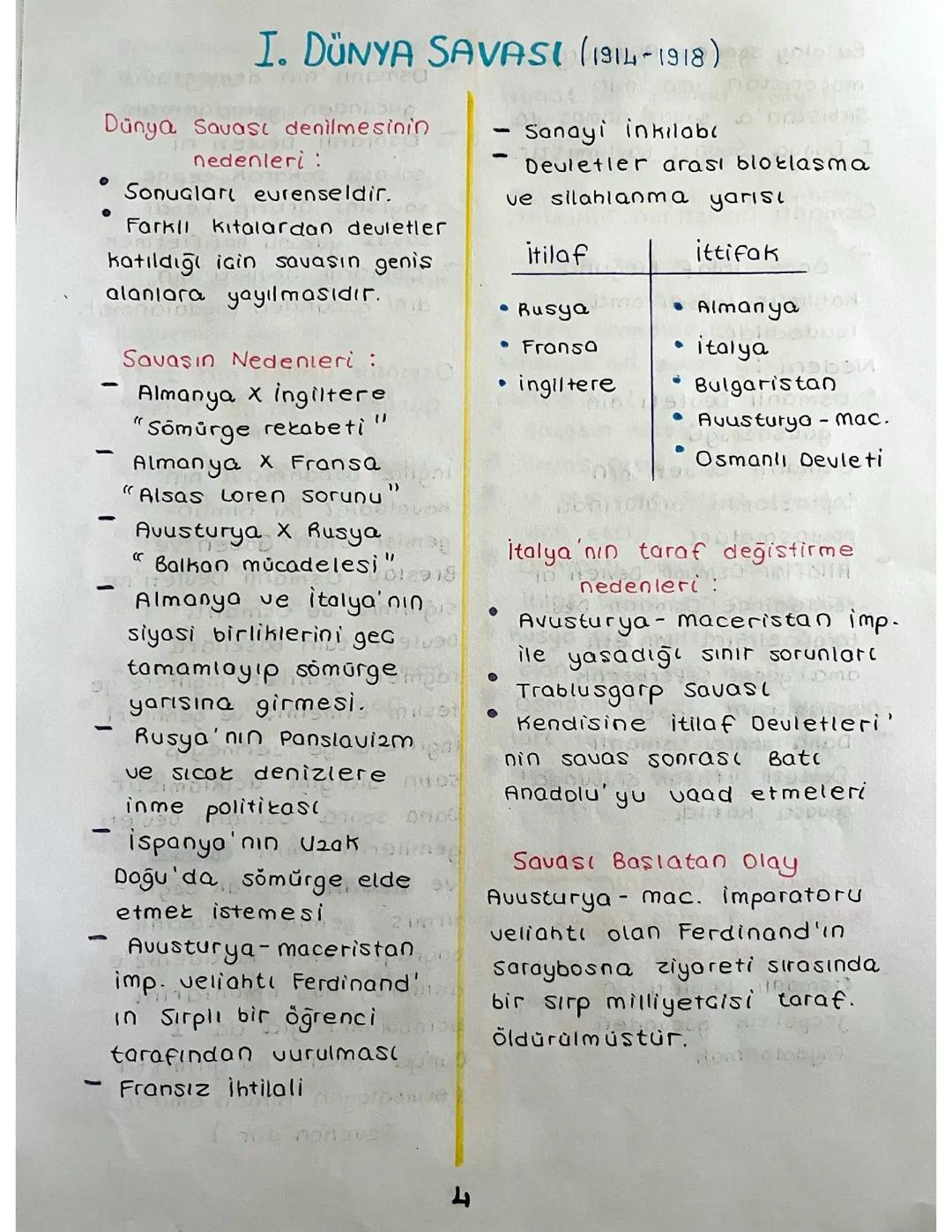 Birinci Dünya Savaşı