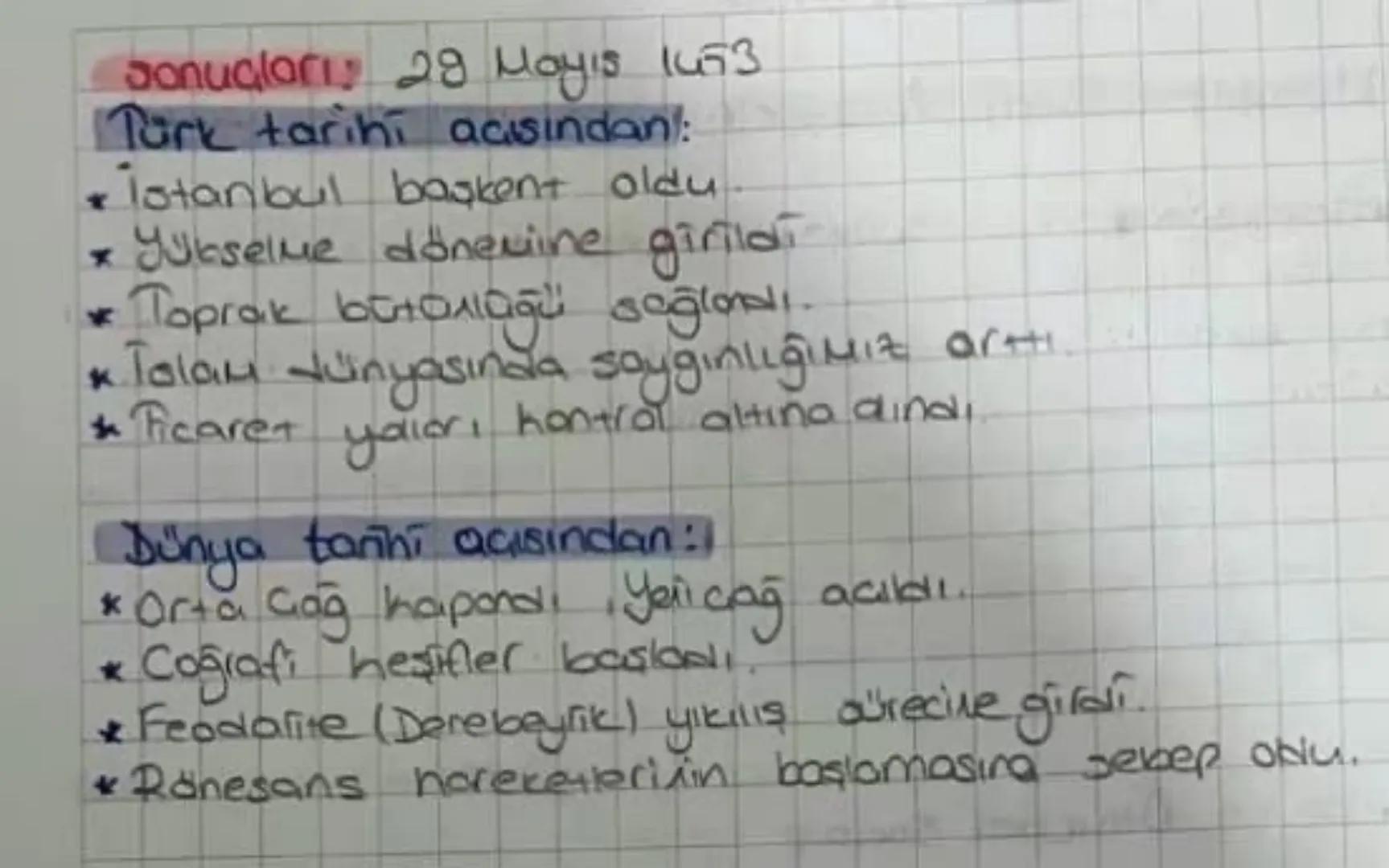 -Farth - 5. ünite-
II. Mehmet dönemi fefihleri:
*Karadeniz'de
Trobson, Amasra
Sinop, Kirim
+tenel alas:
T
denia ticare
karadeniz Türk Gdw
* 