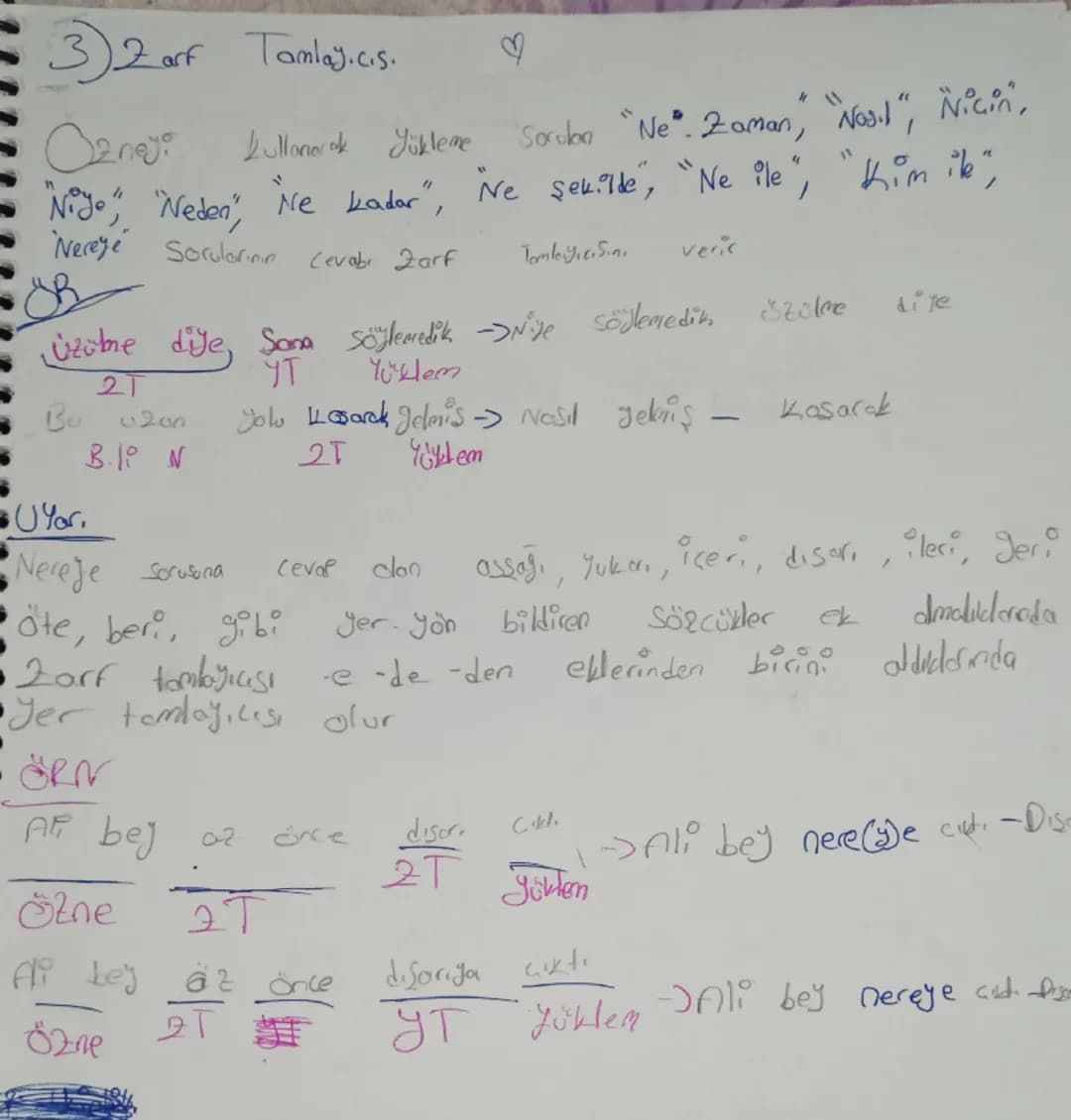 3)2 arf Tamlay.c.s.
kullanarak yüklene
♡
411
Sorulan "Ne". Zaman, "Nosil", Nicin",
"Ne kadar", "Ne şekilde", "Ne ile", "Kim ik",
Oznej:
"Niy