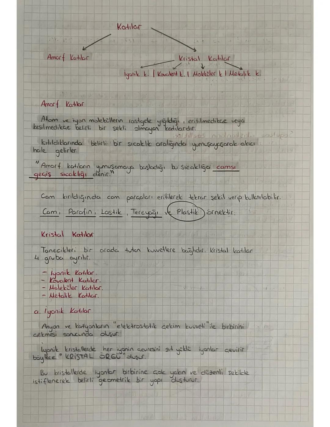 Tyt 9. Sınıf Kimya Maddenin Halleri 2. Katılar