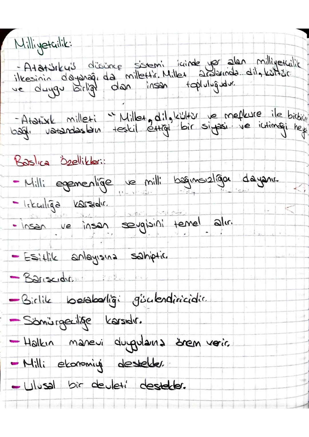 ~ Atatürk İlkelerin
Cumhuriyetçilik
-Seame ve seçilme hakkı halka aittir,
- Egemenliğin bir kişi veya zümreye değil, topluma aittir.
-Bu yön