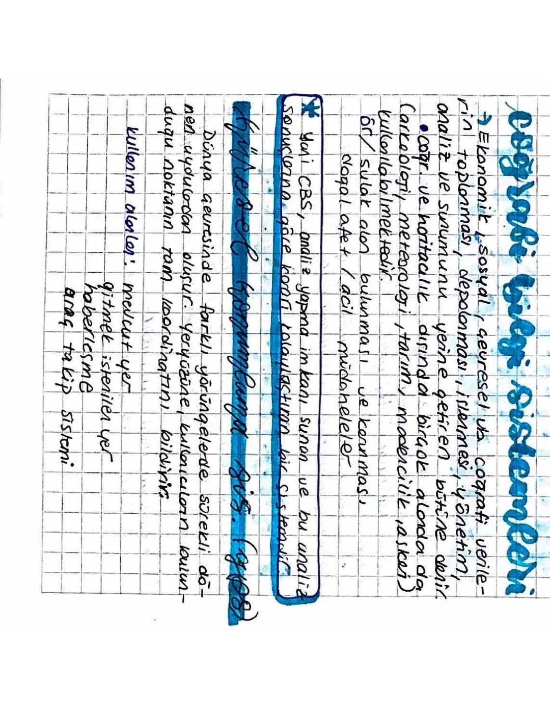 coğrafi bilgi sistemleri