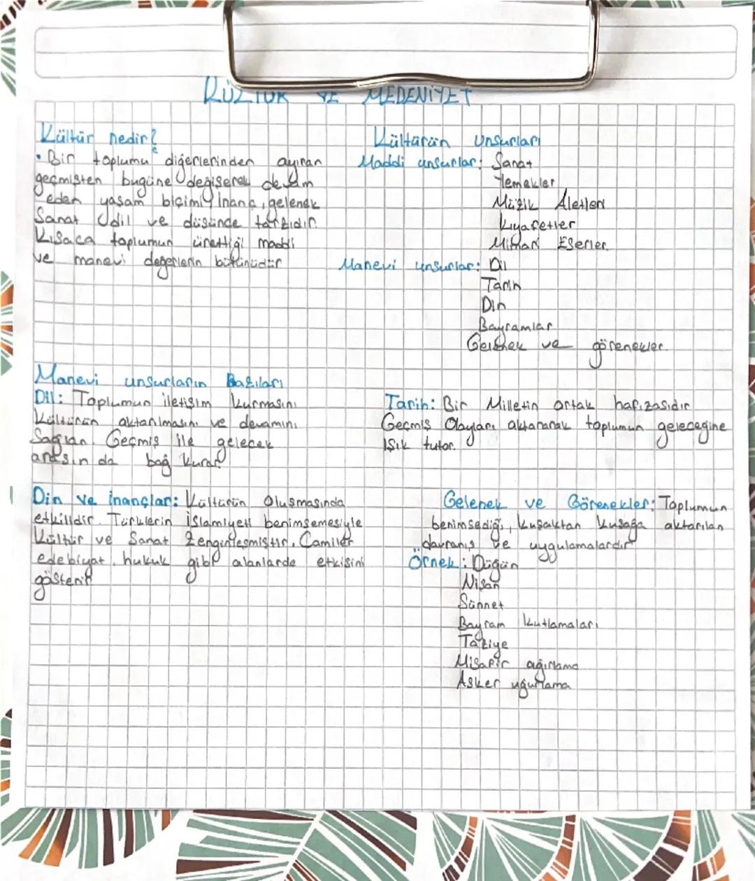 Kültür ve Medeniyet Nedir? Unsurlar ve Halkalar
