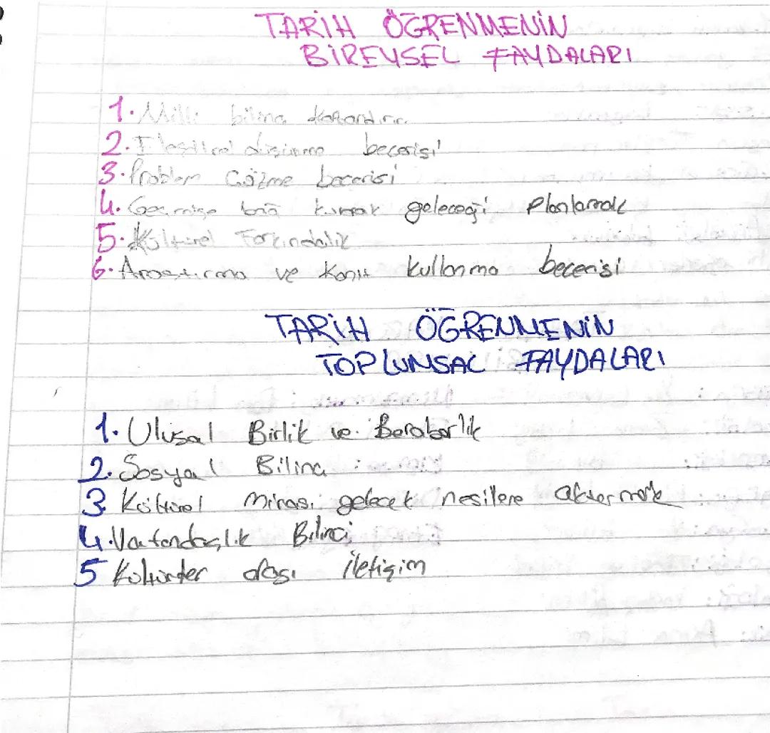 9.SINIF TARİH