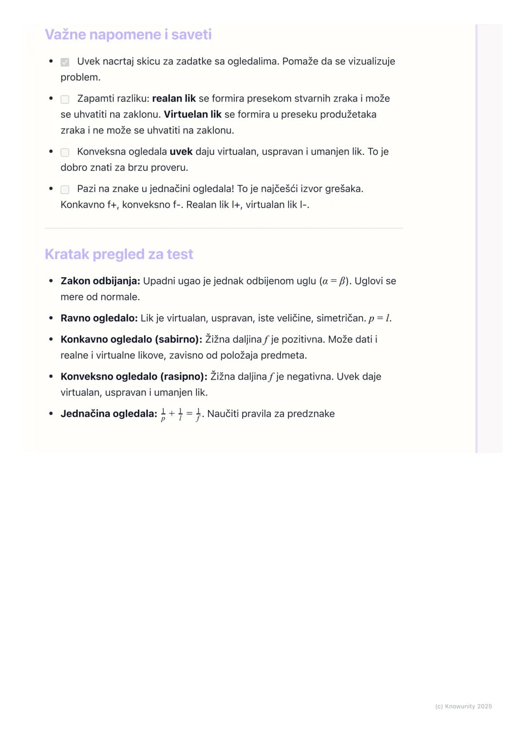 # Odbijanje svetlosti (refleksija)

Uvod u odbijanje svetlosti

Odbijanje svetlosti, ili refleksija, je pojava kada svetlosni zrak padne na 