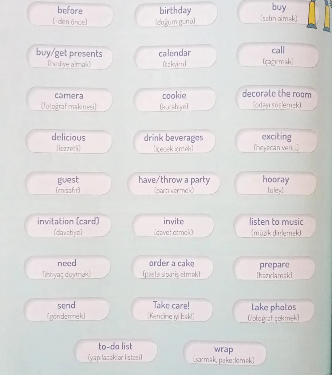 5. Sınıf ingilizce