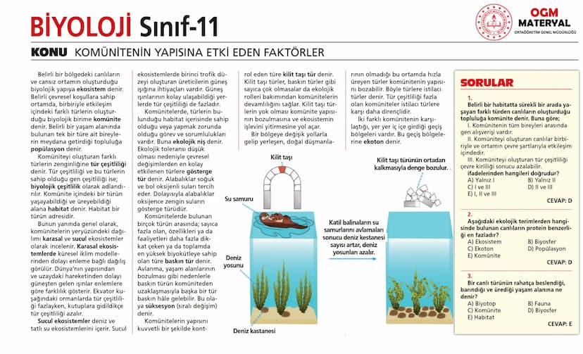 # BİYOLOJİ Sınıf-11

KONU SİNİR SİSTEMİ - I

## SİNİR SİSTEMİ:
Sinir doku adını verilen sinir hücreleri ile **glia** denilen yardımcı hücrel