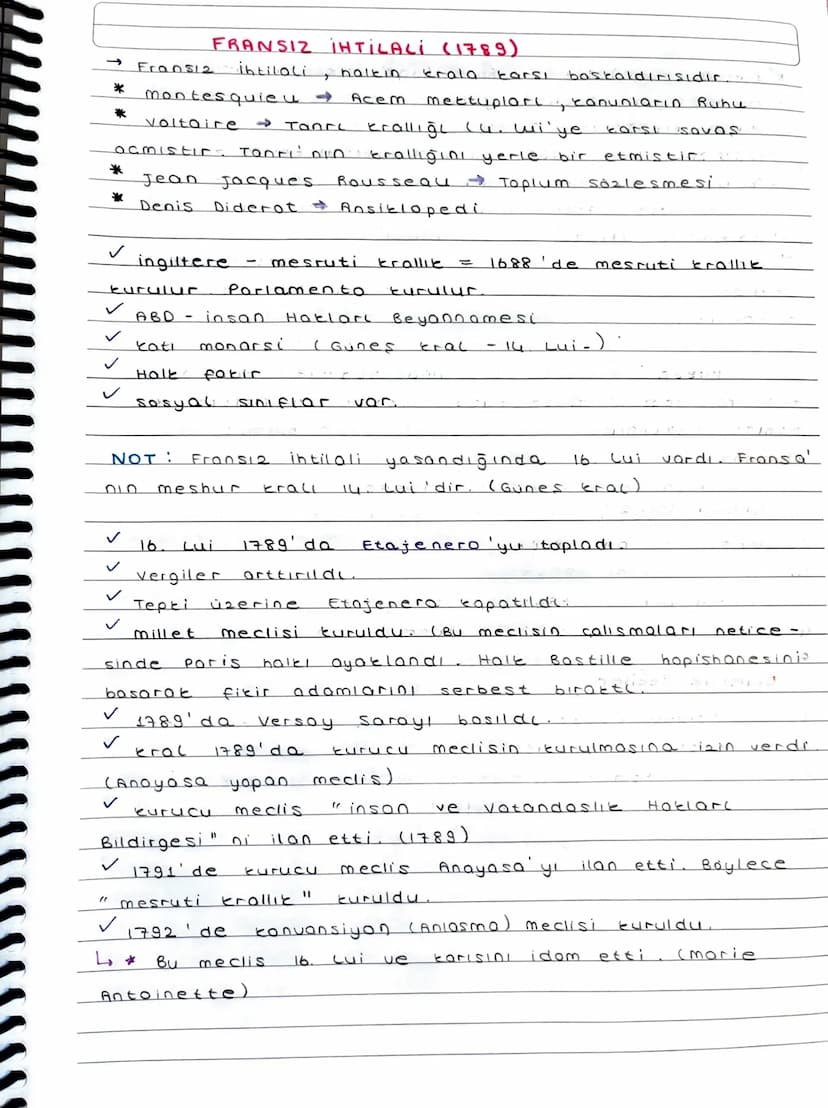 ->
Fransiz
*
FRANSIZ İHTİLALi (1789)
Montesquieu - Acem Mettuplarl
ihtilali , halkin erala rorsu
bostaldırısıdır
Kanunların Rubu
*
Voltaire 