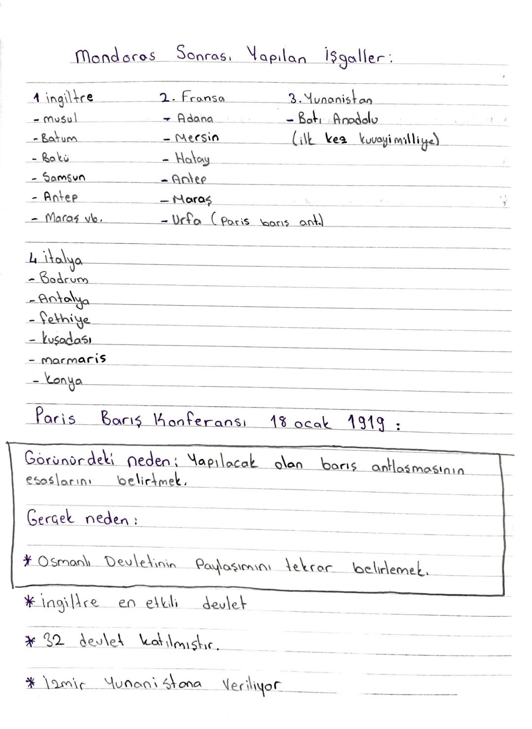 30 Ekim 1918 Mondoros Ateşkes Antlaşması

→I. Dunya Savaşı Sırasında tahta V. Mehmet Reşat
vardır. Yerine vahdettin geçmiştir. Kısa bir zama