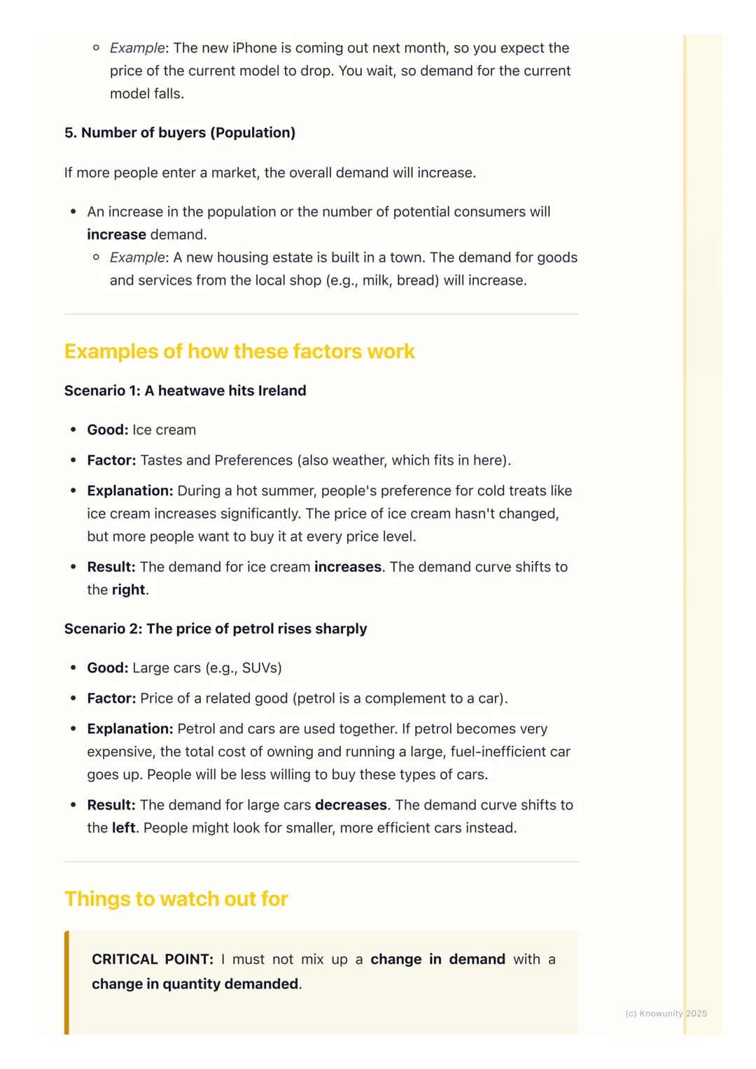 # Factors Affecting Demand

Introduction to factors affecting demand

Demand is not just about the price of a good. While the Law of Demand 