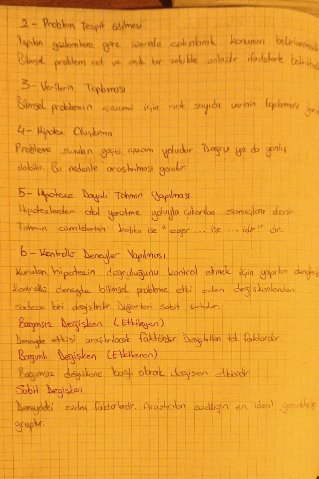 Bilim, Bilimo Dogasi
ve Bilimsel Araştırma Sompleri
Bilim: Deney ve yalemler yoluyla ortaya konubri gercekler b
lulugudur.
Bilgi: Bir konu v