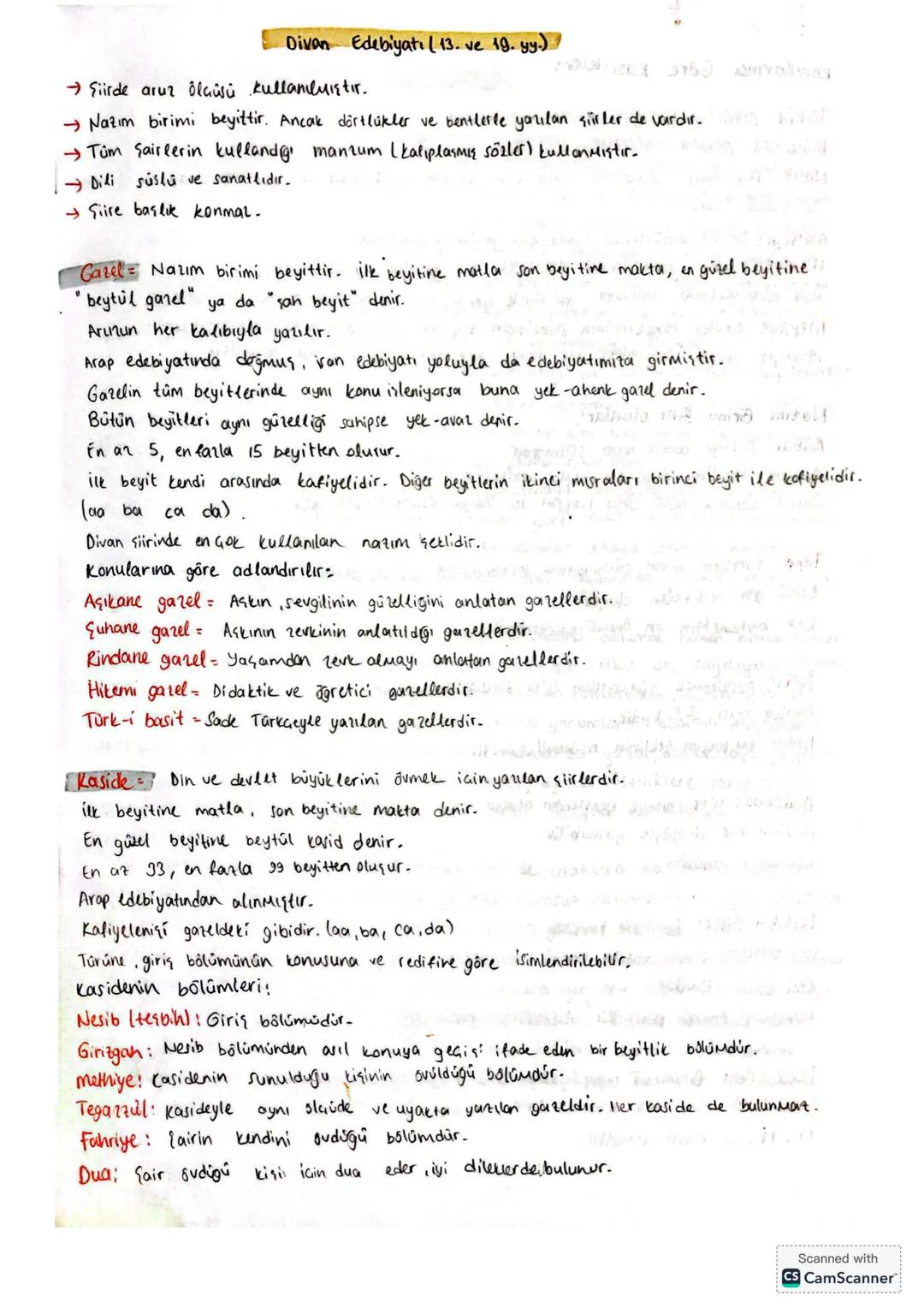 "
Siirde aruz ölçüsü
Divan Edebiyatı (13. ve 19. yy.)
kullanılmıştır.
Nazım birimi beyittir. Ancak dörtlükler ve bentlerle yazılan şiirler d