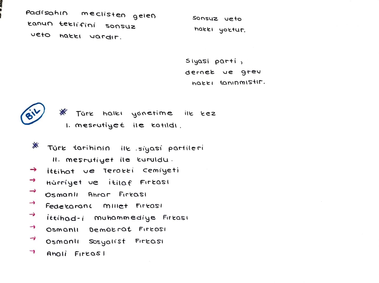 *
Osmanlı Devleti
Demokratikleşme
Gabaları
Senedi İttifak
Tanzimat Fermani
Islahat Fermani
mesrutiyetin ilanı (kanuni Esasi)
11. meşrutiyet
