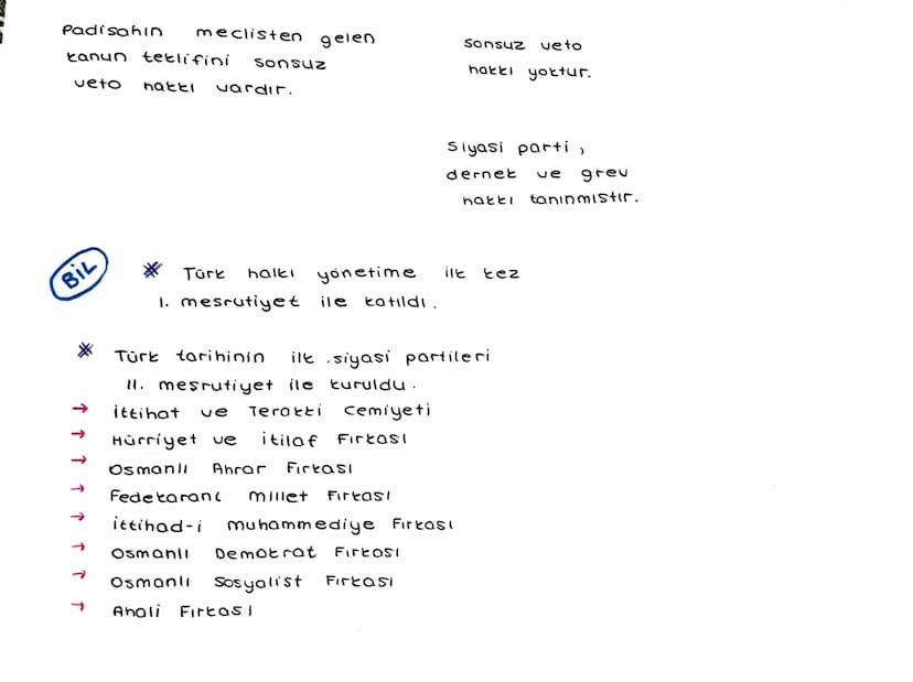 *
Osmanlı Devleti
Demokratikleşme
Gabaları
Senedi İttifak
Tanzimat Fermani
Islahat Fermani
mesrutiyetin ilanı (kanuni Esasi)
11. meşrutiyet
