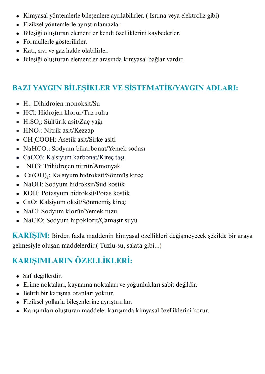 KİMYA 3
MADDELERİN SINIFLANDIRILMASI:
Element
Saf (arı) madde
metal ametal soygaz
iyonik kovalent
MADDE
Bileşik
Saf olmayan madde (karışım)
