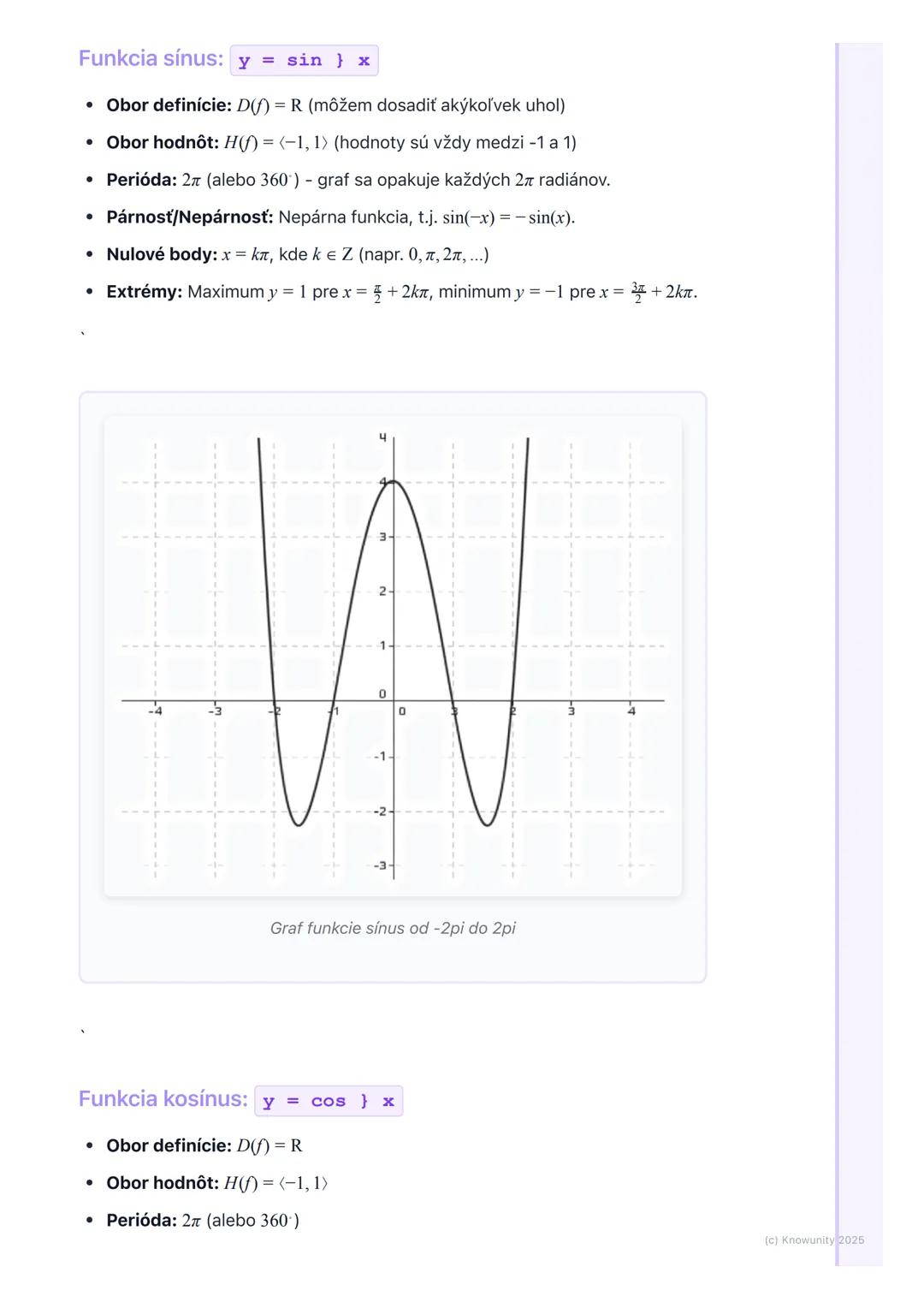# Goniometrické funkcie

1. Prehľad a úvod

Goniometrické funkcie sú super dôležitá časť matematiky, ktorá sa zaoberá
vzťahmi medzi uhlami a