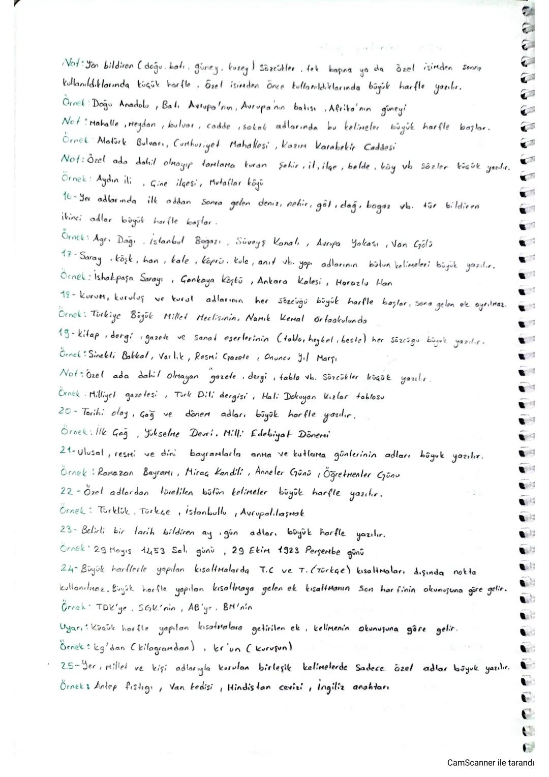 Büyük Harflerin kullanıldığı yerler
1. Cümleler büyük harfle başlar.
Örnek: Elindeki
kitabı bize tanitti
2-Cümle içinde başkasından aktarıla