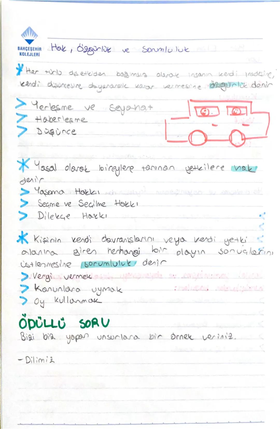 BAHÇEŞEHİR Hak, Özgürlük
ve
Sorumluluk
KOLEJLERİ
*Her türlo disettiden.
bagimsiz olarate insanın kendi pradesine,
kendi dusuncesine dayanara
