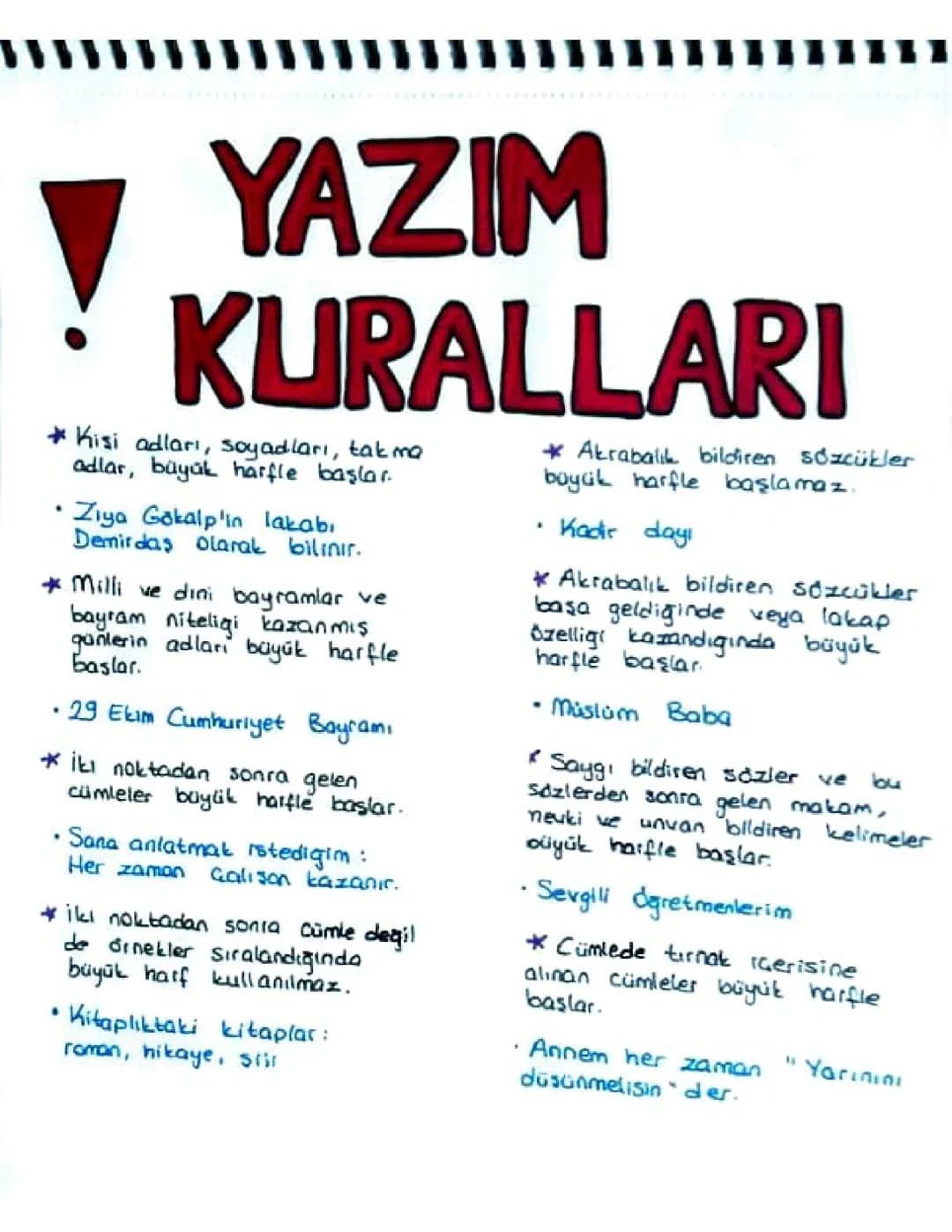 Yazım kuralları 