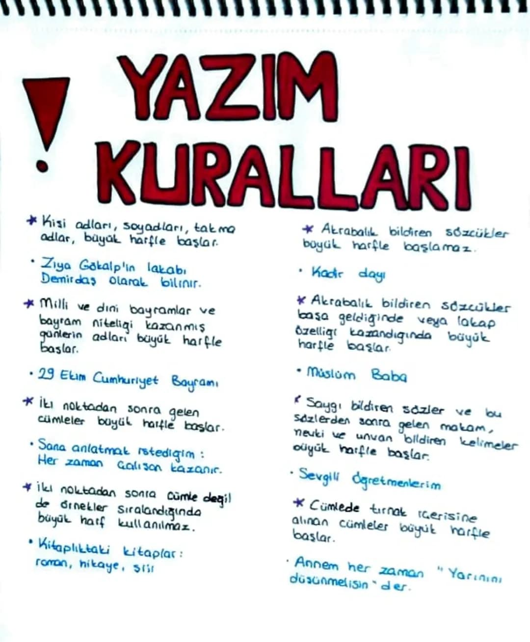 YAZIM
KURALLARI
Kisi adları, soyadları, takma
adlar, büyük harfle başlar.
Akrabalık bildiren sözcükler
büyük harfle
başlamaz.
.
Ziya Gökalp'