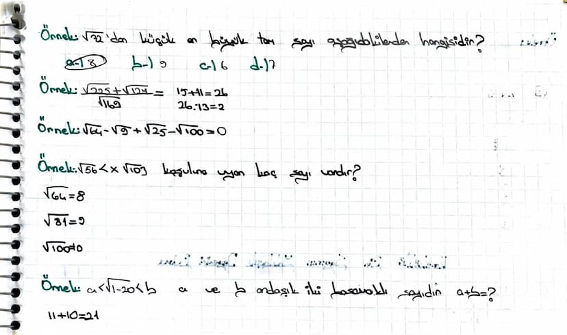 †-11-1
√₁ =1
2=2.2=4
3=3.3=9
√5=3
42=4.4=16
√16=4
5-5.5=25
√25=5
6=6.6=36 √36-6
Koneköklü Sayılan
*kone kök tom obrok olabilen sayılana tam 