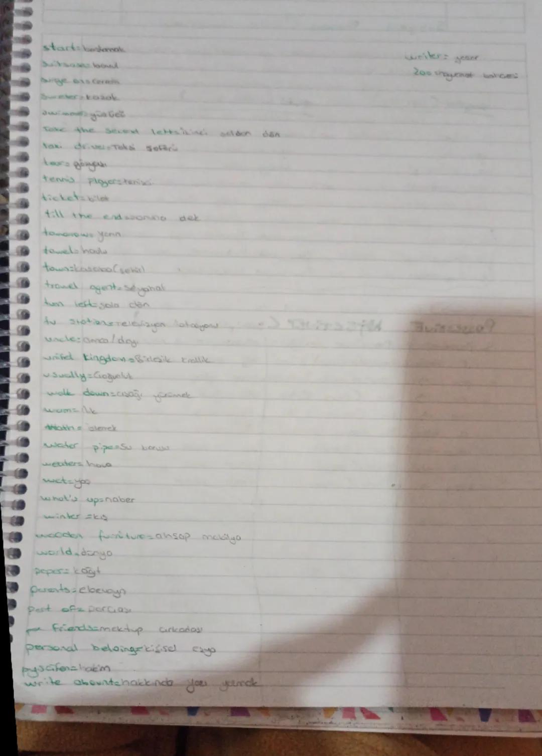 9. sinif ingilizce
SATK
kelimele
study
Abroad = yurt dise
accountants muhasebe
Actress: kada oyuncu.
fikirde dmok
Airports havaliman
Agrecs 
